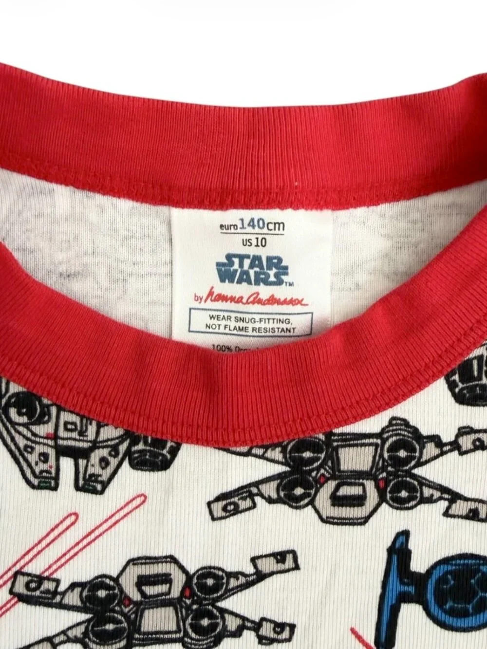 Hanna Andersson Star Wars Organic Cotton Pajama Set Size 10
